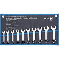 SCWS-10M Stubby Wrench Sets, Combination, 10 Pieces, Metric D. Morneault & Fils