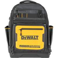 PRO Backpack, 13-3/4" L x 7-3/4" W, Black/Yellow D. Morneault & Fils