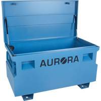 Jobsite Tool Box, 48" x 24" x 27-3/5", Steel, Blue D. Morneault & Fils