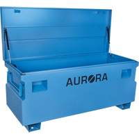 Jobsite Tool Box, 60" x 24" x 27-1/2", Steel, Blue D. Morneault & Fils