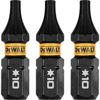 Forets pour tournevis &agrave; chocs FLEXTORQ 3 mcx, Torx, T-10, Prise 1/4" D. Morneault & Fils