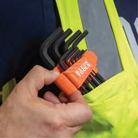 L-Style Long Ball-End Hex Key Set, 10 Pcs., Metric D. Morneault & Fils