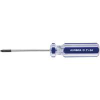 Blue Transparent Striped Philips Screwdriver, #0, Plastic Handle D. Morneault & Fils