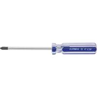 Blue Transparent Striped Philips Screwdriver, #2, Plastic Handle D. Morneault & Fils