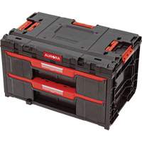 Arx&reg; 2-Drawer Toolbox, 23-1/10" x 15" x 13-2/5", Black D. Morneault & Fils