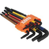Colour-Coded Extra-Long L Style Hex Key Caddy Set, 9 Pcs., Imperial D. Morneault & Fils