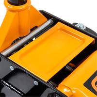 Cric &agrave; planchers pour usage intensif, 3 tonne(s) Capacit&eacute;, 5-1/4" Abaiss&eacute;e, 18-1/4" &eacute;lev&eacute;e, Hydraulique &agrave; main D. Morneault & Fils