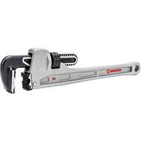 Cl&eacute; &agrave; tuyau &agrave; m&acirc;choires K9, Cap des m&acirc;choires 2-3/8", Longueur 14", Fini Rev&ecirc;tement en poudre, Prise Non-ergonomique D. Morneault & Fils