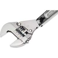 Cl&eacute; flexible &agrave; rochet ajustable, 8" lo, la max. 2-27/50", Chrome/Poli D. Morneault & Fils