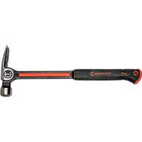 Steel Milled-Face Framing Hammer, 22 oz., Solid Steel Handle, 16" L D. Morneault & Fils