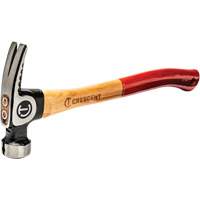 Milled-Face Framing Hammer, 22 oz., Wood Handle, 18" L D. Morneault & Fils