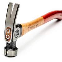 Milled-Face Framing Hammer, 22 oz., Wood Handle, 18" L D. Morneault & Fils