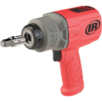 Red Air Impact Wrench, 1/2" Drive, 1/4" NPT Air Inlet, 7500 No Load RPM D. Morneault & Fils