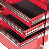 PRC4211 Pro Series Roller Cabinet, 11 Drawers, 42" W x 18" D x Red D. Morneault & Fils