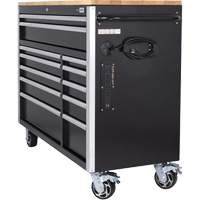 HDRC5212 HD Series Roller Cabinet, 12 Drawers, 51-1/4" W x 21" D x 40-3/10" H, Black D. Morneault & Fils