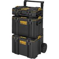 TOUGHSYSTEM&reg; 2.0 Rolling Tower, 24" x 20-2/5" x 34-1/2", Black/Yellow D. Morneault & Fils