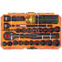 KNECT Essential Pass Through Impact Socket Set, 28 Pcs, Impact, 3/8" Drive Size D. Morneault & Fils