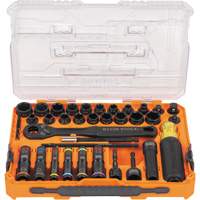 KNECT Complete Impact Pass Through & Flip Socket Set, 39 Pcs, Impact D. Morneault & Fils