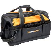 Sac &agrave; outils de 20" pour les professionnels, Nylon, 33 pochettes, Noir/Orange D. Morneault & Fils
