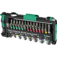 Ensemble d'outils en mesures imp&eacute;riales 1 Tool-Check PLUS, 39 Mcx, Prise de 1/4" D. Morneault & Fils