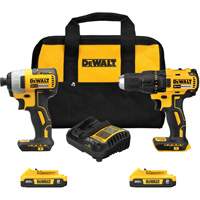 Drill & Impact Driver Combo Kit, Lithium-Ion, 20 V D. Morneault & Fils