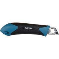Couteau professionnel de 18 mm, Acier inoxydable, Robuste, Prise en Caoutchouc D. Morneault & Fils