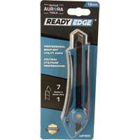 Couteau professionnel de 18 mm, Acier inoxydable, Robuste, Prise en Caoutchouc D. Morneault & Fils