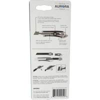 Couteau professionnel de 18 mm, Acier inoxydable, Robuste, Prise en Caoutchouc D. Morneault & Fils