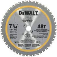 Lame de scie circulaire, 7-1/4", 48 dents, Pour M&eacute;tal D. Morneault & Fils