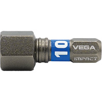 Embout Impactech, Hexagonale, 10 mm, Prise 1/4" D. Morneault & Fils