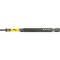 Embout pour outils &eacute;lectriques Impactech, Fente, Embout 6F-8R, Prise 1/4", Longueur 3-1/2" D. Morneault & Fils