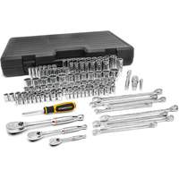 1/4", 3/8" & 1/2" Drive 6 & 12 Point Standard & Deep SAE/Metric Mechanics Tool Set D. Morneault & Fils