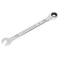 90-Tooth Ratcheting Combination Wrench, 12 Point, 7/16", Chrome Finish D. Morneault & Fils