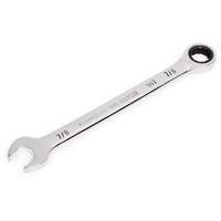 90-Tooth Ratcheting Combination Wrench, 12 Point, 7/8", Chrome Finish D. Morneault & Fils