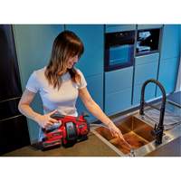 TE-DA 18/760 Li 18V Cordless Drain Auger (Tool Only), Powered, 25' Cable Length, 1/4" Cable Diameter D. Morneault & Fils