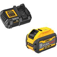 MAX FLEXVOLT Battery & Charger Kit, Lithium-Ion, 20 V/60 V, 9 Ah D. Morneault & Fils