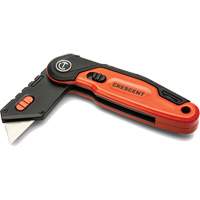 Couteau utilitaire pliant, 1" lame, lame en Acier, poign&eacute;e en Aluminium D. Morneault & Fils