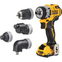 XTREME Brushless Cordless 5-in-1 Drill/Driver Kit, Lithium-Ion, 12 V, 3/8" Chuck D. Morneault & Fils
