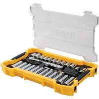Jeu d'outils 3/8" & 1/2" pour m&eacute;canicien avec plateau & couvercle TOUGHSYSTEM 2.0 D. Morneault & Fils