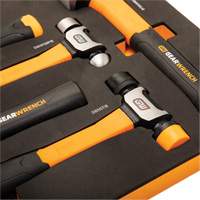 Mixed Hammer Set in Foam Storage Tray, 5 Pieces D. Morneault & Fils