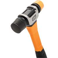 Soft Face Hammer, 16 oz. Head Weight, Plain Face, Solid Steel Handle, 12-1/4" L D. Morneault & Fils