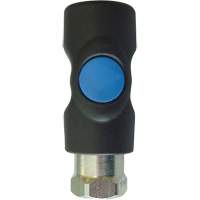 Raccord industriel rapide TOPQUIK S1, Composite en polyester/Acier inoxydable, 1/4", NPT femelle, 174 PSI D. Morneault & Fils