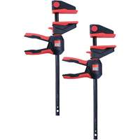 One-Hand Bar Trigger Clamps with 360° Rotating Handle Set, 12" (304.8 mm) D. Morneault & Fils