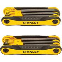 2-Piece Durable Folding Hex Keys, 8 Pcs., Metric & Imperial D. Morneault & Fils