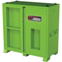 Ventilated Onsite PPE Storage Cabinet, Steel, High-Visibility Lime Green D. Morneault & Fils