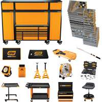 MEGAMOD Mechanics Tool Set in Premium Modular Foam Trays with Tool Storage & Shop Equipment, 1858 Pieces D. Morneault & Fils