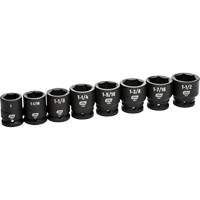 6-Point SAE Socket Set, 8 Pcs, Impact, 3/4" Drive Size D. Morneault & Fils