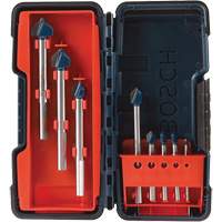 Glass & Tile Drill Bit Set, 8 Pieces, Carbide D. Morneault & Fils