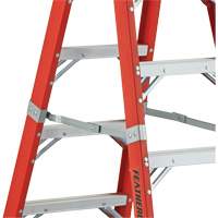 6600 AA Series Industrial Extra Heavy-Duty 2-Way Stepladders, Fibreglass, 375 lbs. Capacity, 4' D. Morneault & Fils