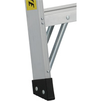3400 Series Industrial Extra Heavy-Duty Step Ladder, 4', Aluminum, 300 lbs. Capacity, Type 1A D. Morneault & Fils
